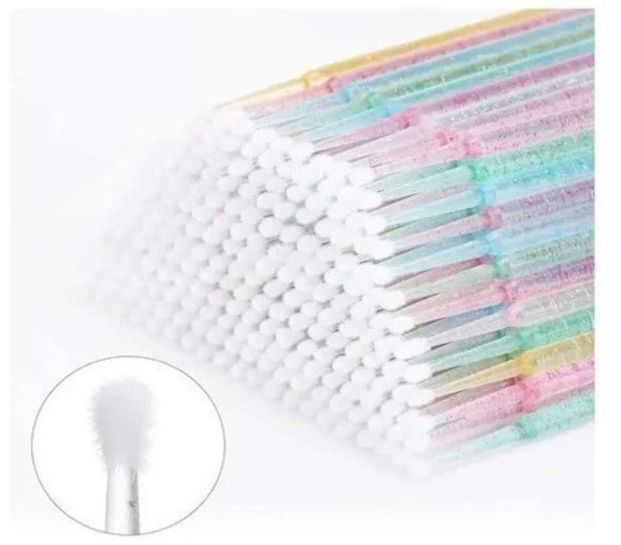 Microbrush Glitter (Paquete 100 pzas.)
