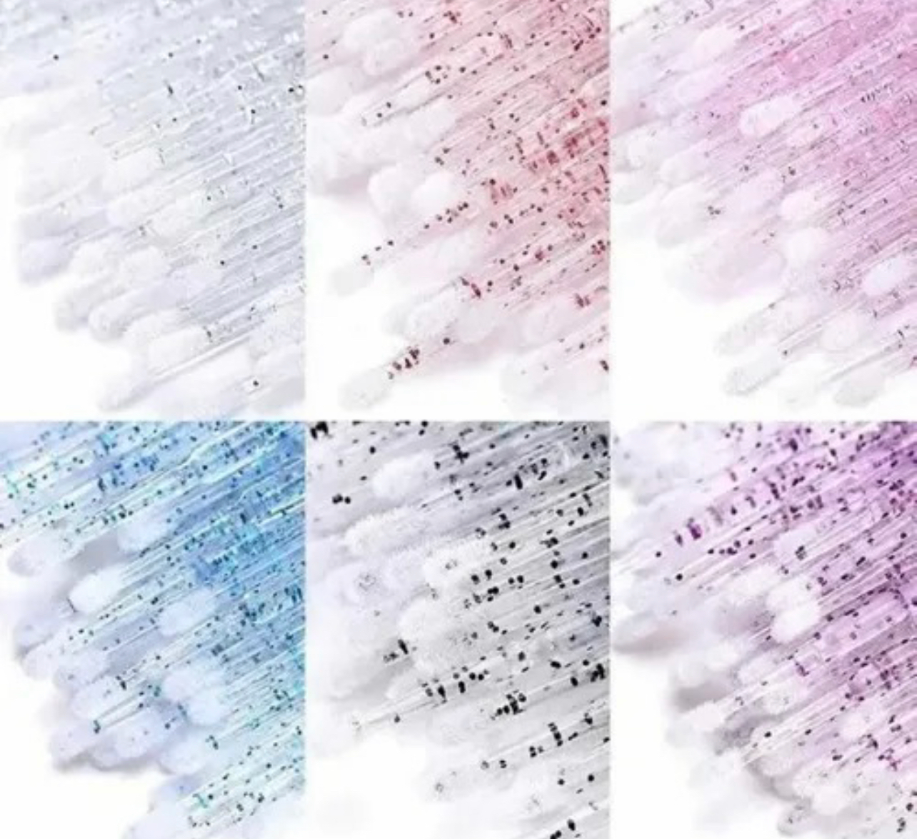 Microbrush Glitter (Paquete 100 pzas.)